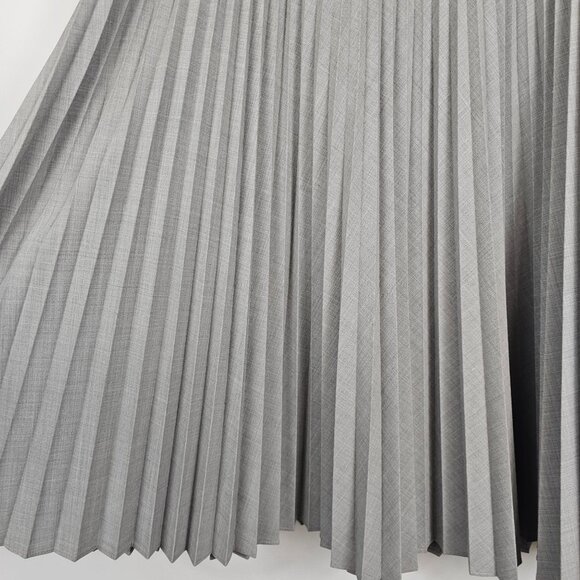 AK Wms12 Skirt Knee Len Pleat Stretch Whimsigoth Grunge Business Dark Academia - Picture 7 of 11